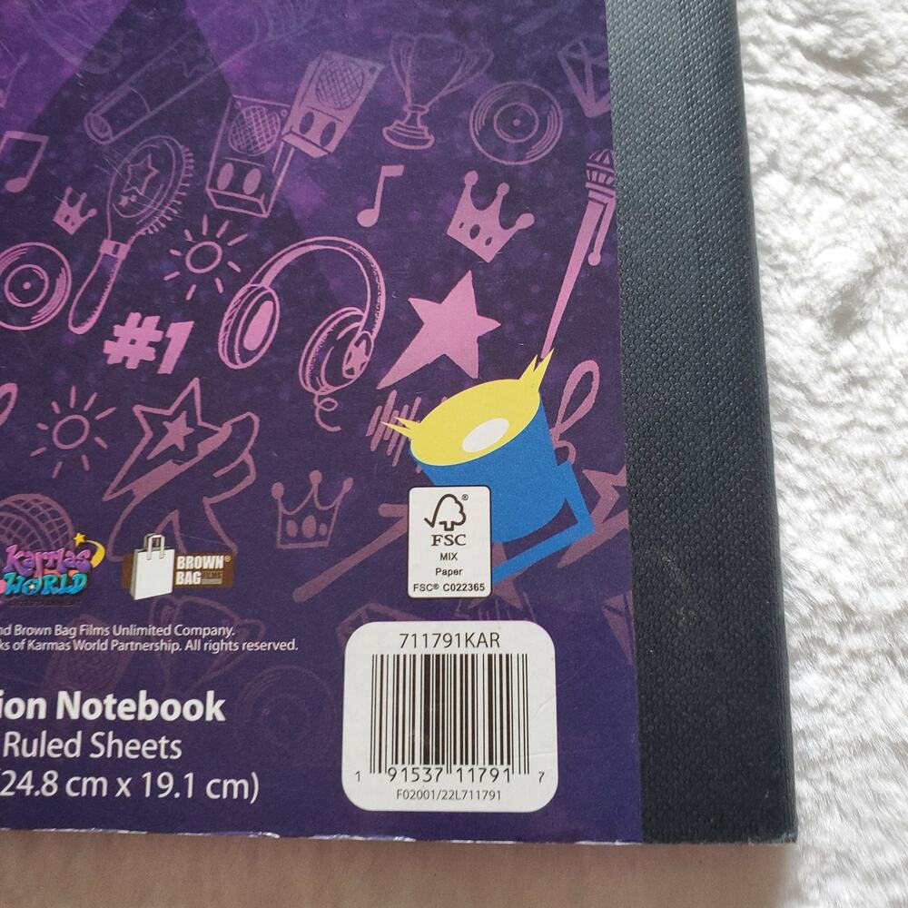Karma's World Composition Notebook - Picture 5 of 7